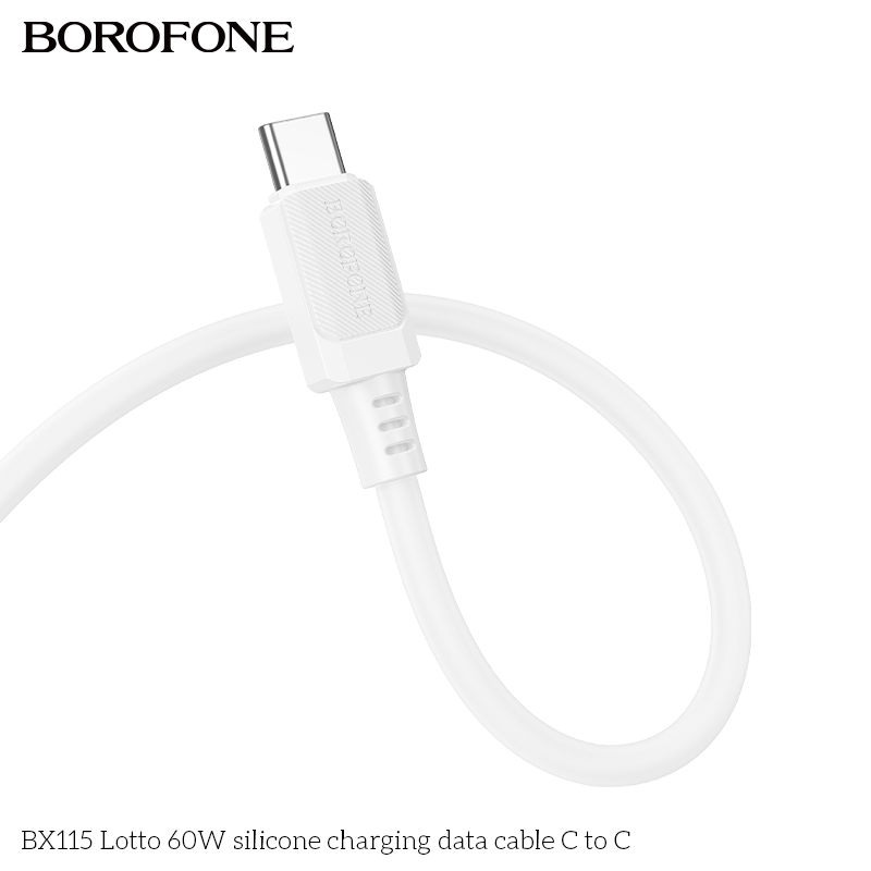 BOROFONE BX115 Lotto USB-C to USB-C cable 60W NZ 4
